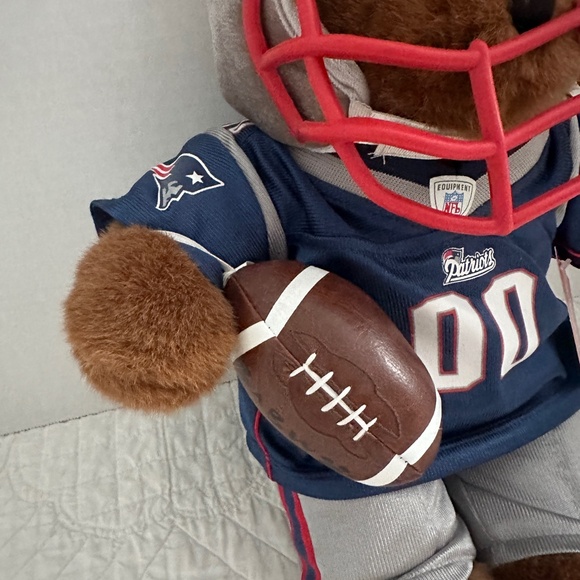 New England Patriots Build A Bear Workshop 16" Plush Football NFL Uniform - Picture 3 of 16